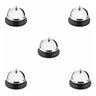 Kit 5 Campainha de Mesa Mão Sino Sineta P/ Recepção Restaurante Comércio - 1