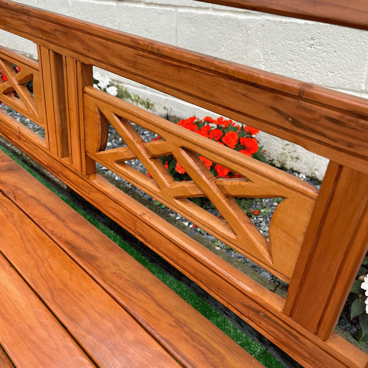 Kit Jogo de Banco Com Mesa de Centro em Madeira de Demolição Modelo X Sudeste Rústico - 6