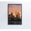 Ver imagem 5 de Quadro Nova York Pôr do Sol - 80x120 - Vidro Impresso