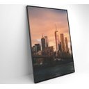 Ver imagem 2 de Quadro Nova York Pôr do Sol - 80x120 - Vidro Impresso