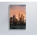 Ver imagem 7 de Quadro Nova York Pôr do Sol - 80x120 - Vidro Impresso