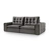 Sofá 180 Galliano Retrátil Reclinável Conforto Sofisticação:cinza - 3