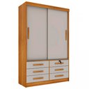 Ver imagem 1 de Guarda-roupa Casal Chicago 2 Portas 6 Gavetas Tcil Móveis