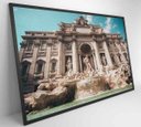 Ver imagem 4 de Quadro Fonte de Trevi - 60x40 - Vidro Impresso