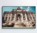 Ver imagem 5 de Quadro Fonte de Trevi - 60x40 - Tecido Canvas