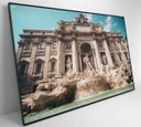 Ver imagem 6 de Quadro Fonte de Trevi - 60x40 - Tecido Canvas