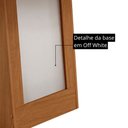 Ver imagem 5 de Mesa de Jantar Carolina 180cm com Tampo MDF Vidro Canto Copo Moderna Mobília