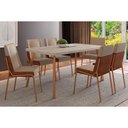 Ver imagem 6 de Kit 6 Cadeiras de Cozinha Hug 1749 6 Uni Preto/grafite - Preto - Carraro