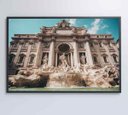 Ver imagem 3 de Quadro Fonte de Trevi - 60x40 - Adesivo Fotográfico