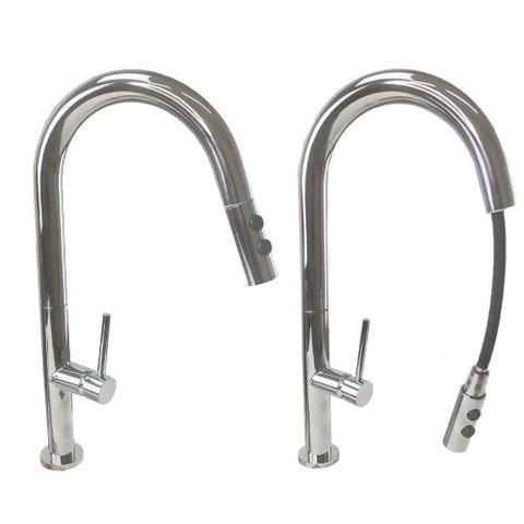 Torneira Gourmet Cozinha Ducha Retratil 2 Modos de Jato Bancada Monocomando Quente Frio