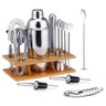 Kit bartender inox para preparo de drinks 14 peças Asia - 6