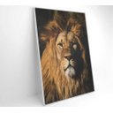 Ver mais imagens de Quadro Leão - 40x60 - Vidro Impresso