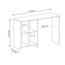 Ver imagem 3 de Escritório Completo Matrix 4 Prateleiras 4 Nichos Branco - Panorama Móveis