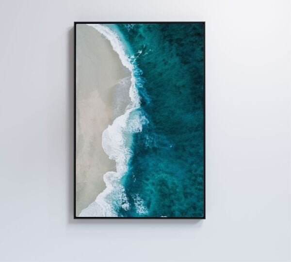 QUADRO MAR AZUL - 60x90 - Vidro Impresso - 7