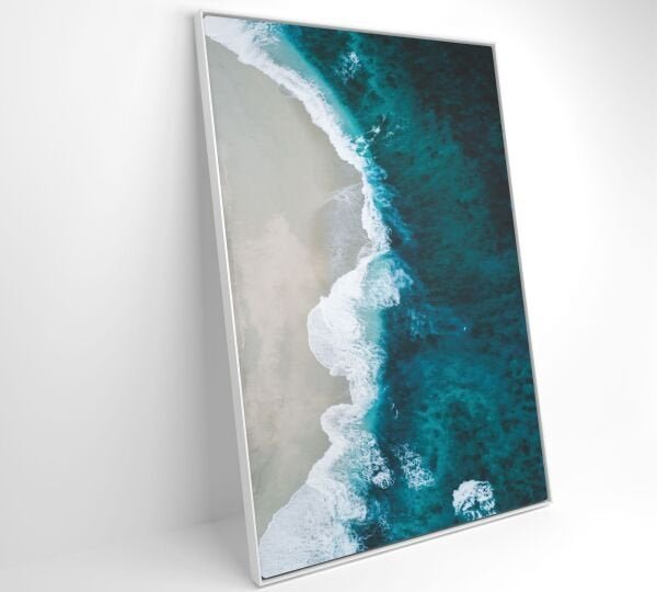 QUADRO MAR AZUL - 60x90 - Vidro Impresso - 2