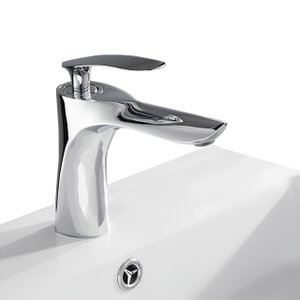 Torneira Cromada Banheiro Monocomando Misturador Bica Baixa Inox