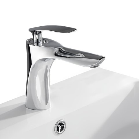 Torneira Cromada Banheiro Monocomando Misturador Bica Baixa Inox