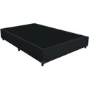 Ver imagem 2 de Cama Base Casal Suede 138 X 188cm - Genki Kenko:preto