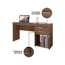 Ver imagem 5 de Escritório Compacto 2 Peças Office Nogal Notável Móveis