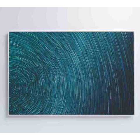 QUADRO ABSTRATO ESPIRAL - 90x60 - Tecido Canvas