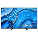 Ver imagem 1 de Smart Tv Tl046m 43 Polegadas Multi Fhd Android Multilaser Preto Bivolt