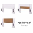Ver imagem 4 de Cabeceira Extensível Solteiro Casal com 2 Mesas Lateral:branco Camarim