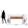 Cabeceira Extensível Solteiro Casal com 2 Mesas Lateral:branco Camarim - 8