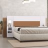 Cabeceira Extensível Solteiro Casal com 2 Mesas Lateral:branco Camarim - 2