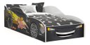 Ver imagem 1 de Cama Carro Infantil Montessoriana Mcqueen Quarto Criança Moderno Grade Proteção Carrinho Cor Preto