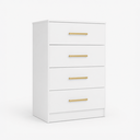 Ver imagem 4 de Cômoda 4 Gavetas Smart Branco