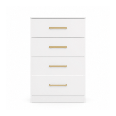 Cômoda 4 Gavetas Smart Branco