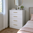 Ver imagem 2 de Cômoda 4 Gavetas Smart Branco