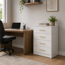 Ver imagem 3 de Cômoda 4 Gavetas Smart Branco