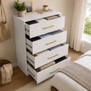 Ver imagem 7 de Cômoda 4 Gavetas Smart Branco