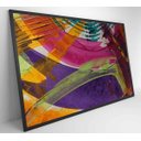 Ver imagem 3 de Quadro Pintura Ondas - 120x80 - Vidro Impresso