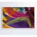 Ver imagem 1 de Quadro Pintura Ondas - 120x80 - Vidro Impresso