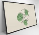 Ver imagem 3 de Quadro Folhas em Linhas - 90x60 - Vidro Impresso