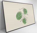 Ver imagem 5 de Quadro Folhas em Linhas - 90x60 - Vidro Impresso