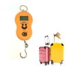 Balança Mala Viagem Visor Digital - Laranja - 3