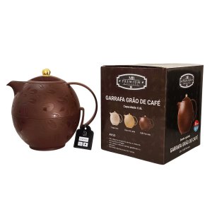 Garrafa Térmica Premium 600ml Parede Dupla Vidro Mantém 12h