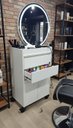 Ver imagem 1 de Carrinho Auxiliar N1 com 2 Gaveta e 2 Portas e Rodizio em Mdf 15mm Branco Tx. A800 X L500 X P300