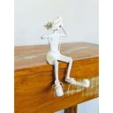 Ver imagem 3 de Escultura Palhaço. Palhaça. Decoração Artesanal. Feita À Mão