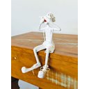 Ver imagem 2 de Escultura Palhaço. Palhaça. Decoração Artesanal. Feita À Mão