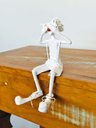 Ver imagem 2 de Escultura Palhaço. Palhaça. Decoração Artesanal. Feita À Mão