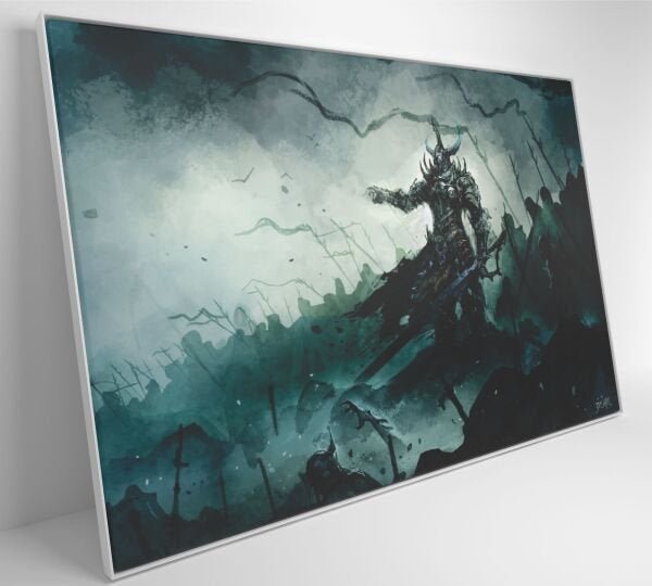 QUADRO JOGO WARCRAFT - 120x80 - Tecido Canvas - 3