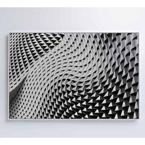 Quadro Arquitetura Ondas - 120x80 - Vidro Impresso