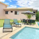 Ver imagem 2 de Kit 2 Espreguiçadeiras e Mesinha Aluminio Piscina e Jardim Reforçada