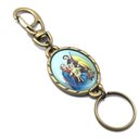 Ver imagem 1 de Chaveiro Sagrada Família Metal Resinado com Mosquetão Fornecedor 1 F1-ct14-150-1