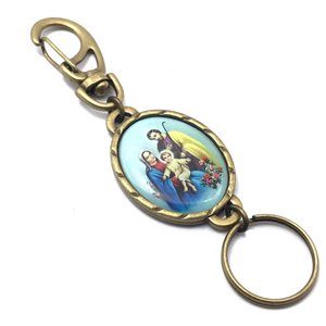 Chaveiro Sagrada Família Metal Resinado com Mosquetão Fornecedor 1 F1-ct14-150-1