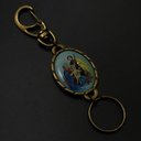 Ver imagem 3 de Chaveiro Sagrada Família Metal Resinado com Mosquetão Fornecedor 1 F1-ct14-150-1